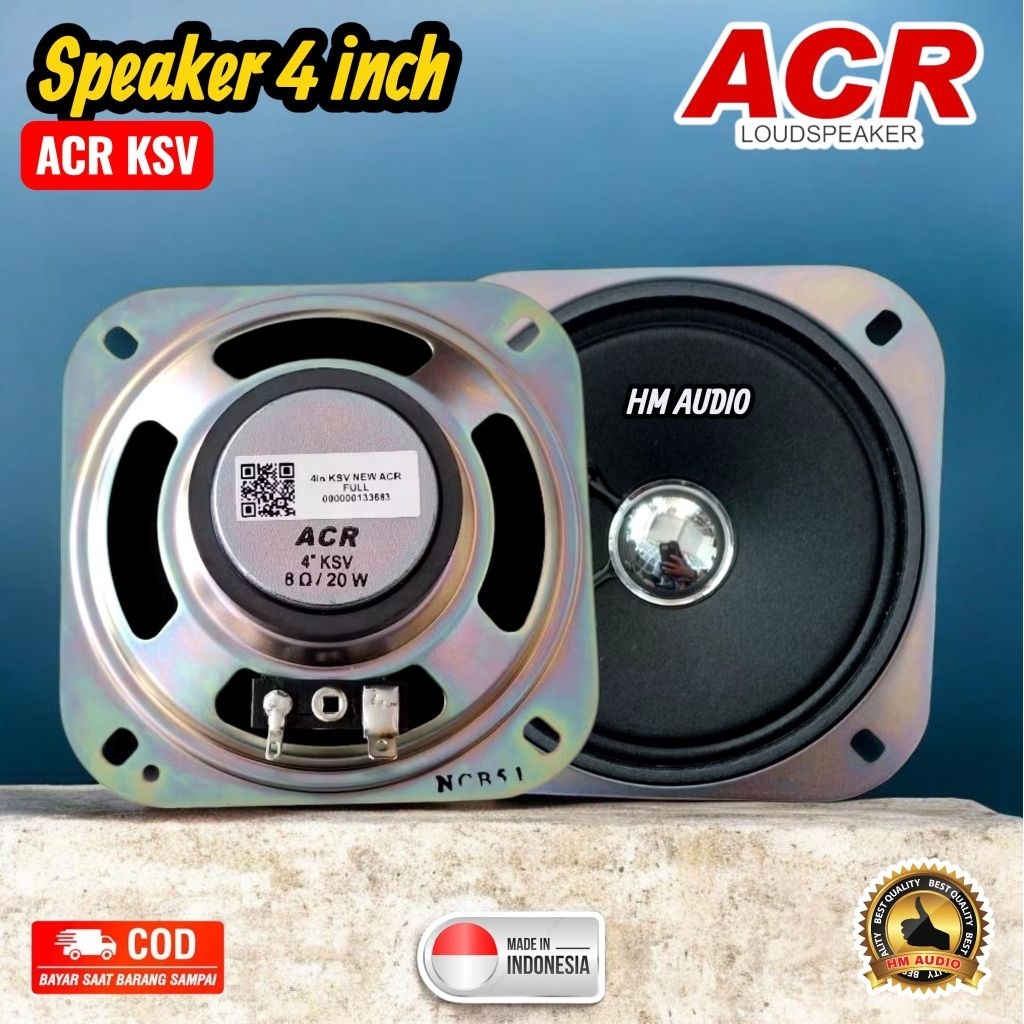 Speaker Acr Ksv 4 inch Full range Original