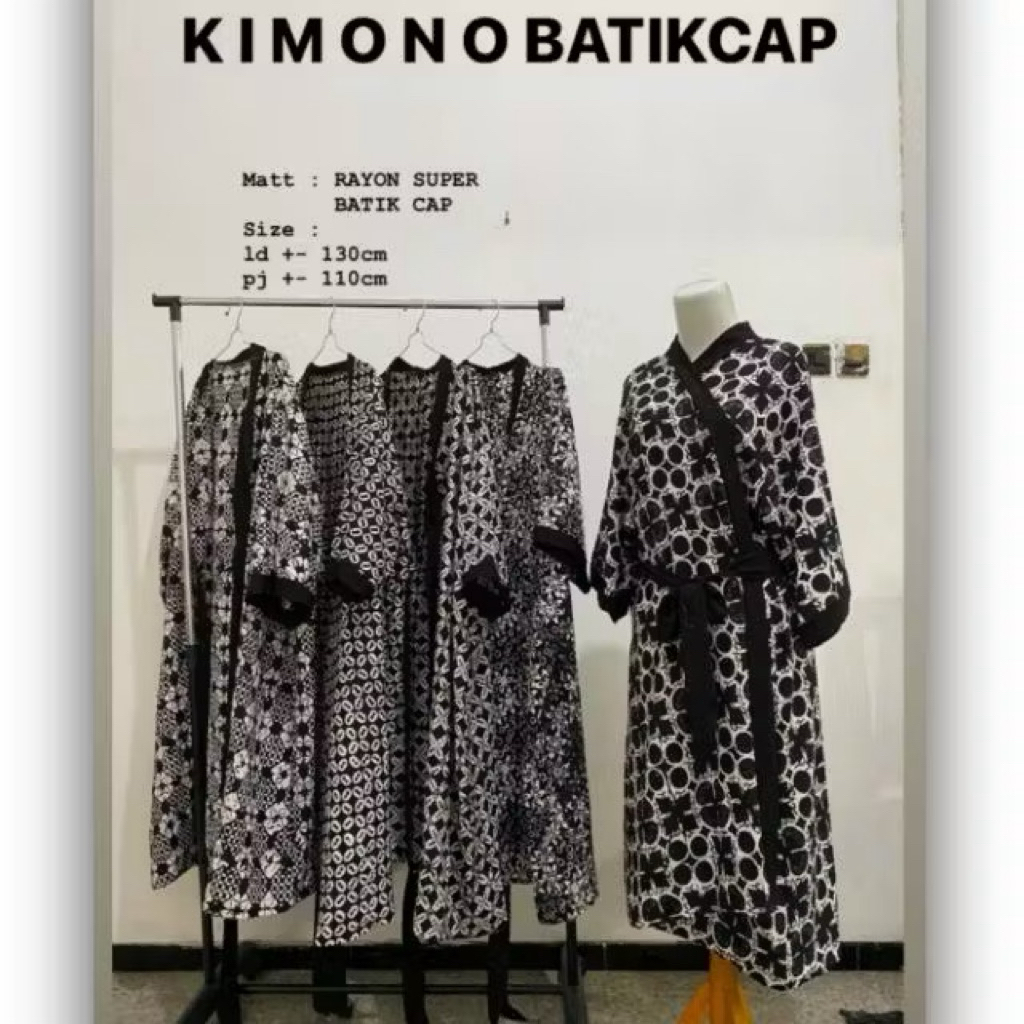 Kimono /Piyama batik cap