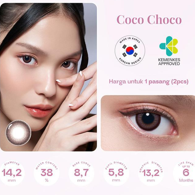 New Eyelovin Softlens Mite Clair - Coco Choco
