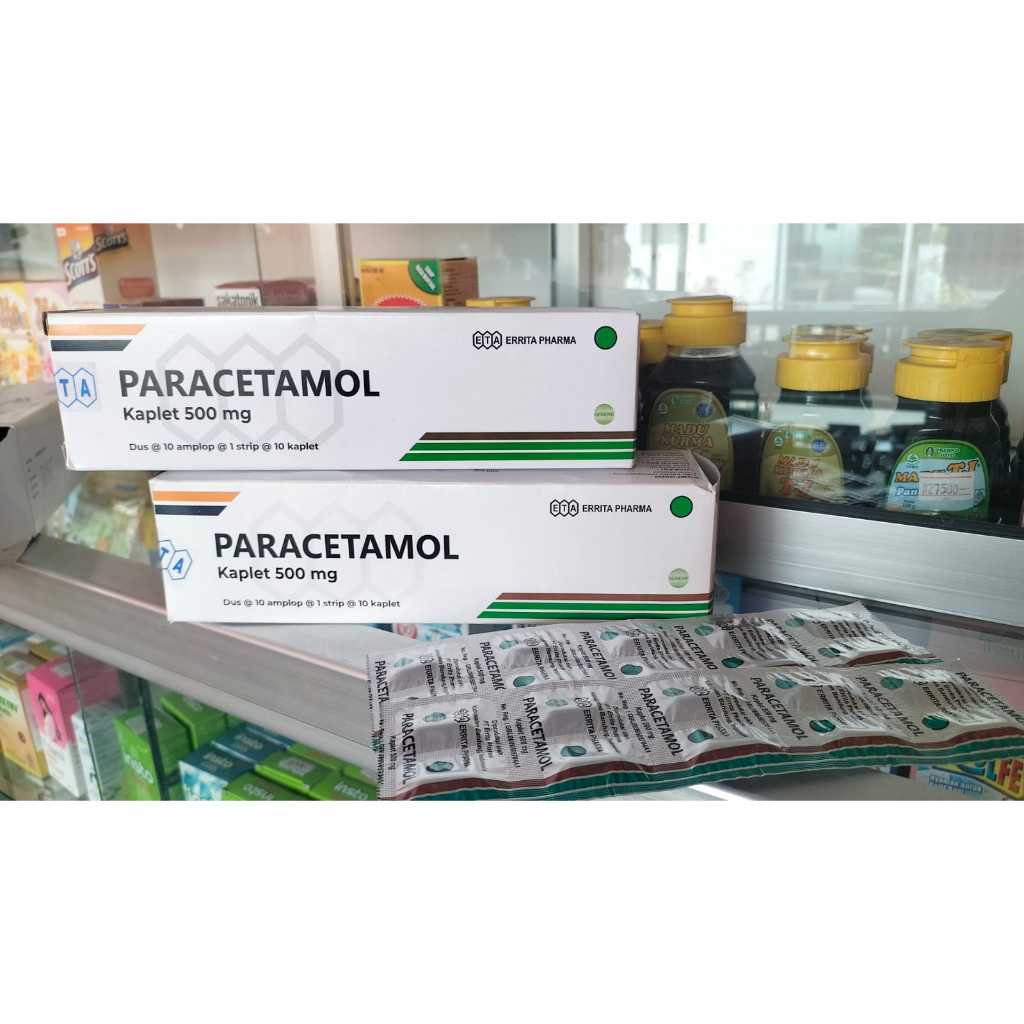 Paracetamol Tablet Errita 500MG Strip