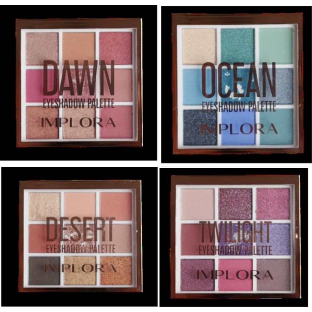 Implora Eyeshadow Palette 9 Warna
