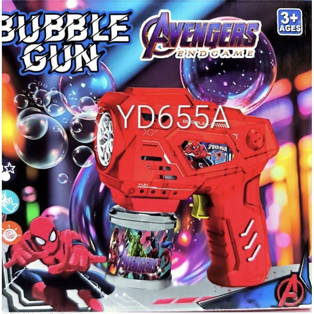Bubble Gun Evengers 3+
