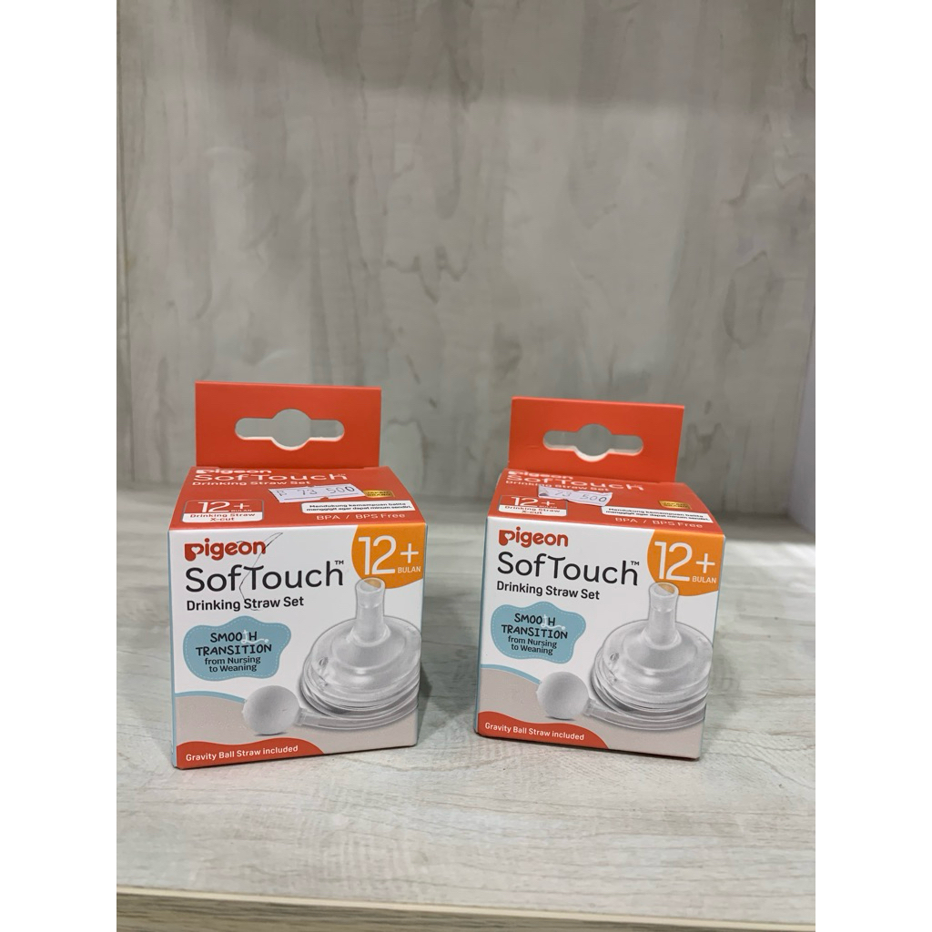 Pigeon SofTouch Drinking Straw Set