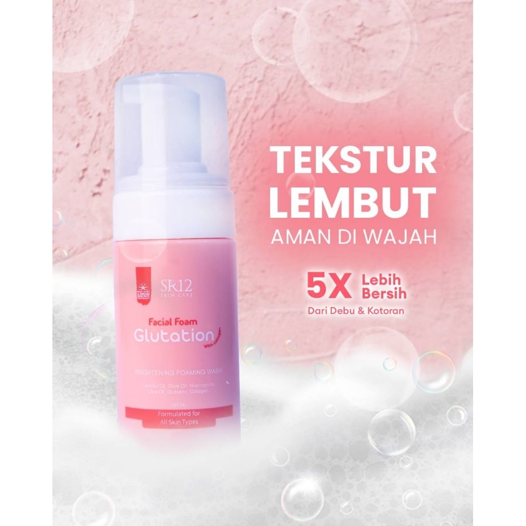 SR12 FACIAL FOAM GLUTATION