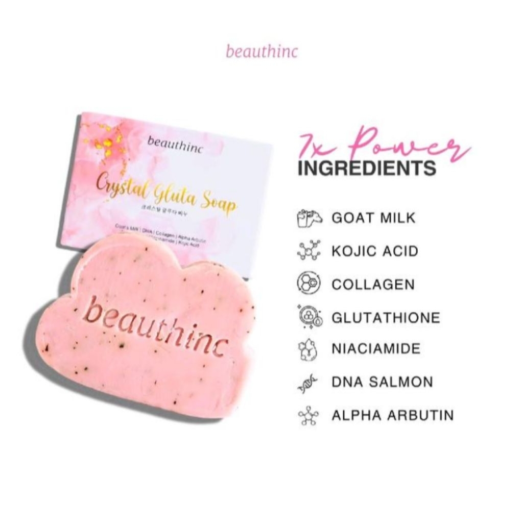 Beauthinc Sabun Crystal Gluta Soap