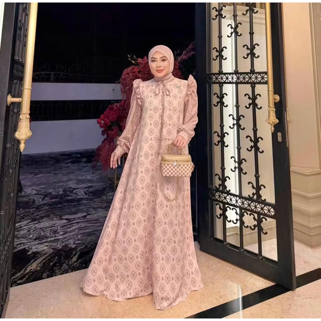 gamis shellasuakia motif gm 2043