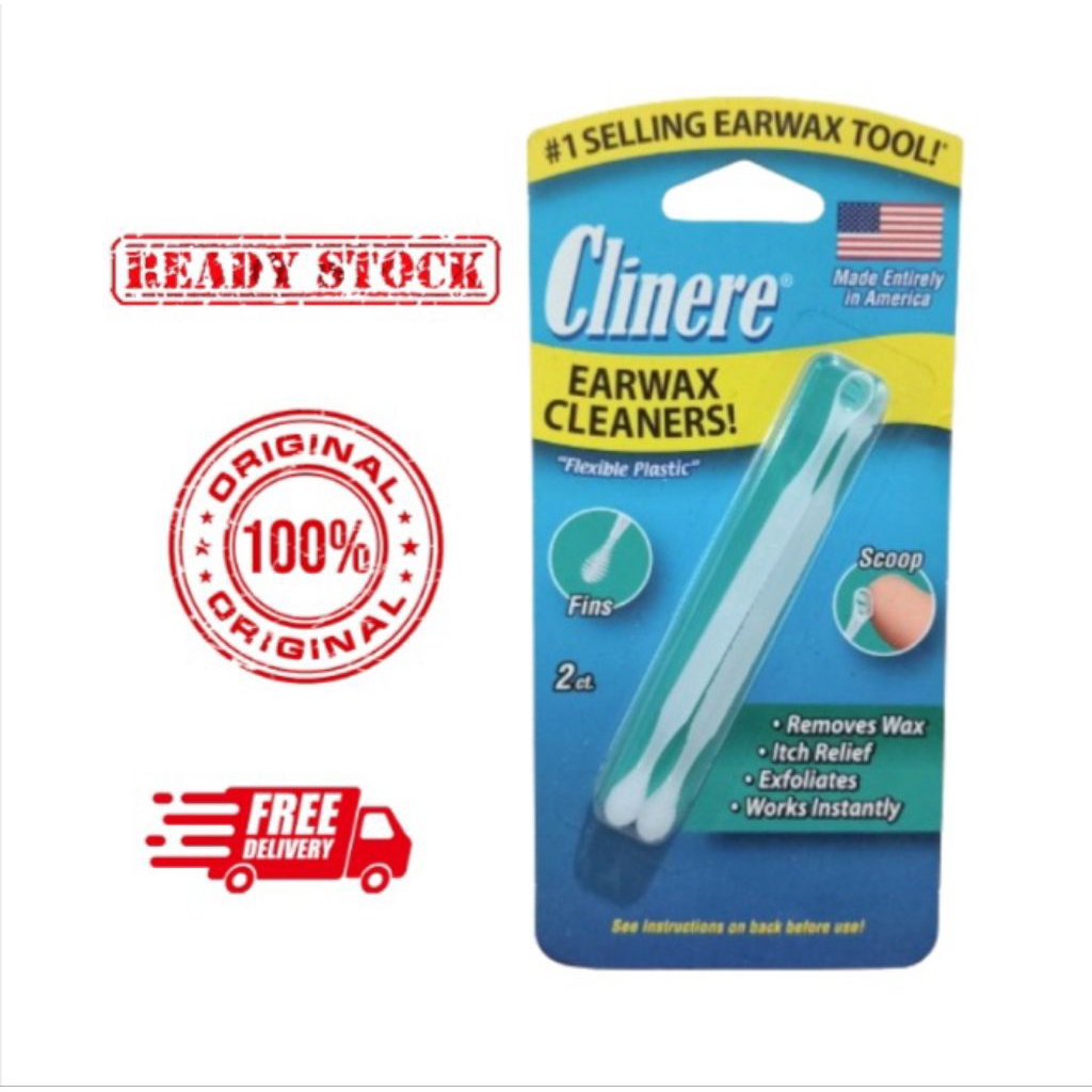 Clinere Ear Wax Cleaner 2ct