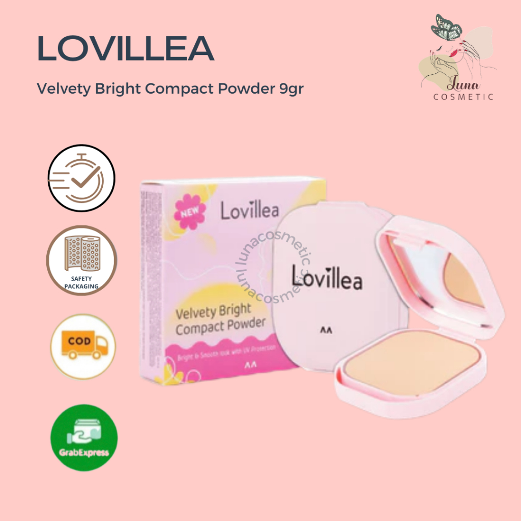 LOVILLEA Velvety Bright Compact Powder 9gr