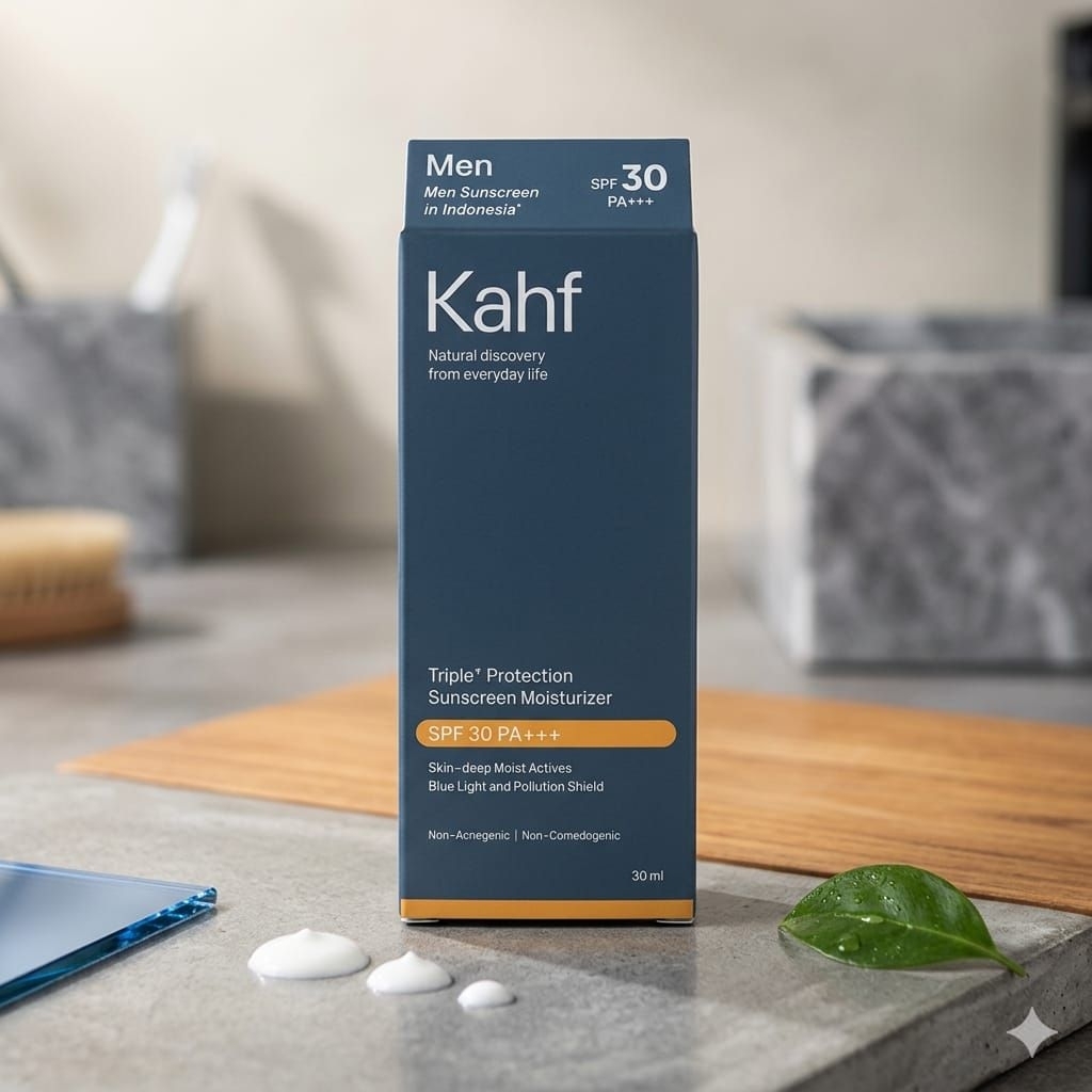kahf sunscreen moisturezer 30 mili