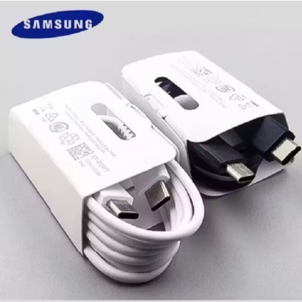 [FAST CHARGING]CABLE DATA SAMSUNG USB TYPE C TO TYPE C CABLE 3A UNIVERSAL ANDROID