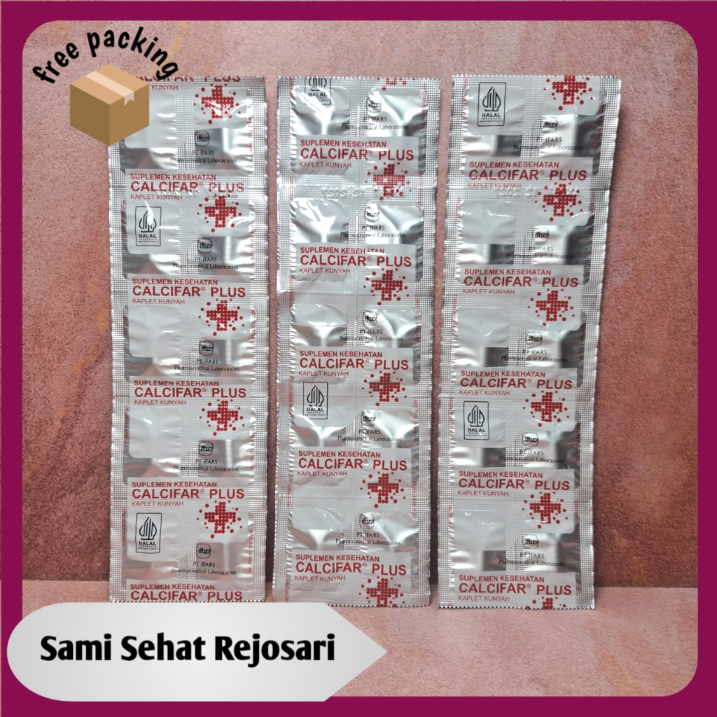 3 Strip CALCIFAR PLUS 10 KAPLET