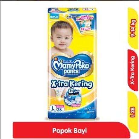 popok MamyPoko Pants X-Tra Kering L-28