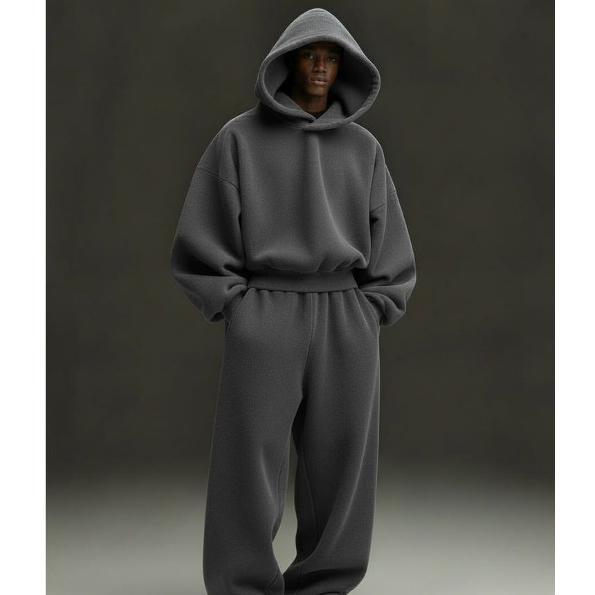 MAANY | SWEATER HOODIE BOXY OVERSIZE BASIC | POLOS