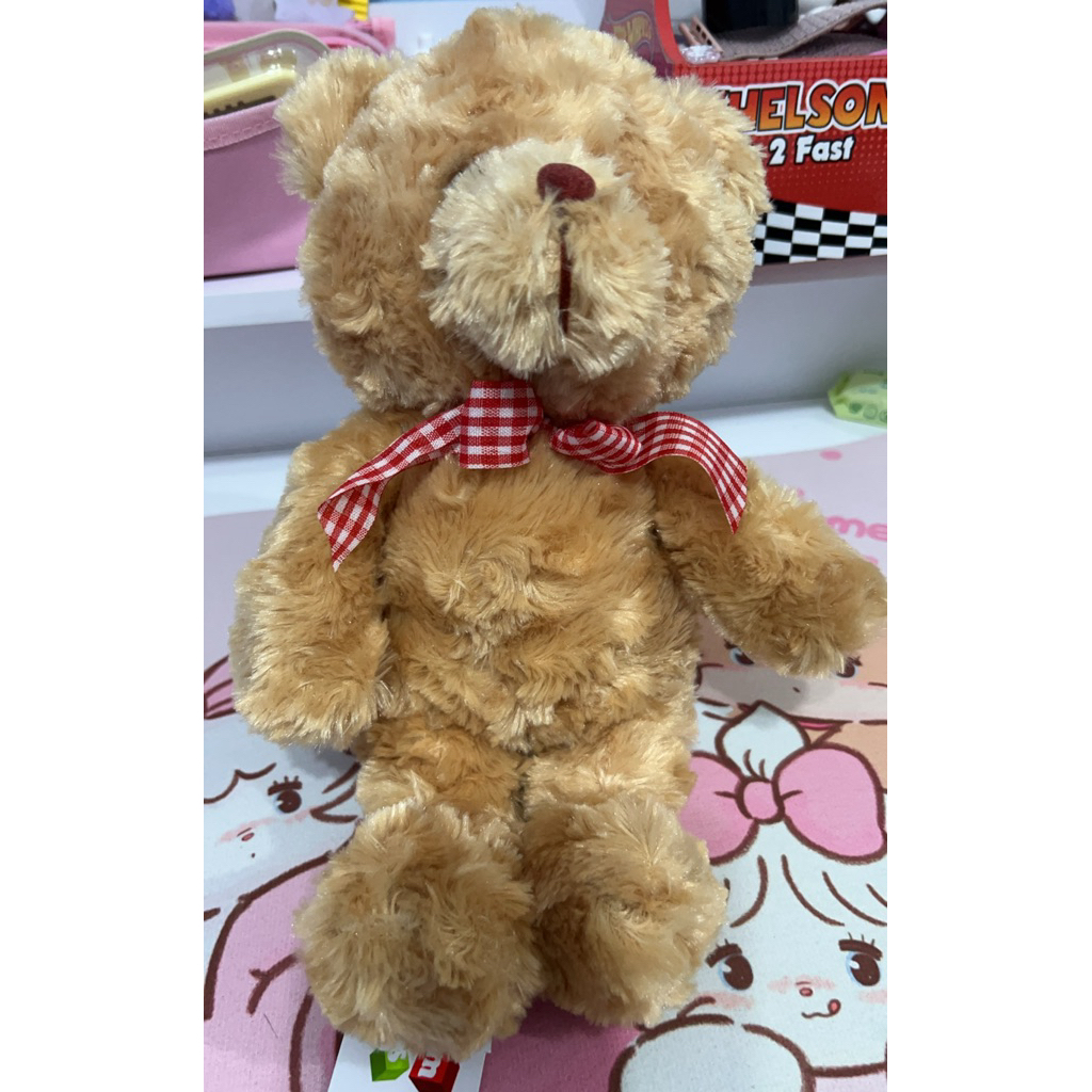 Boneka bear coklat matahari