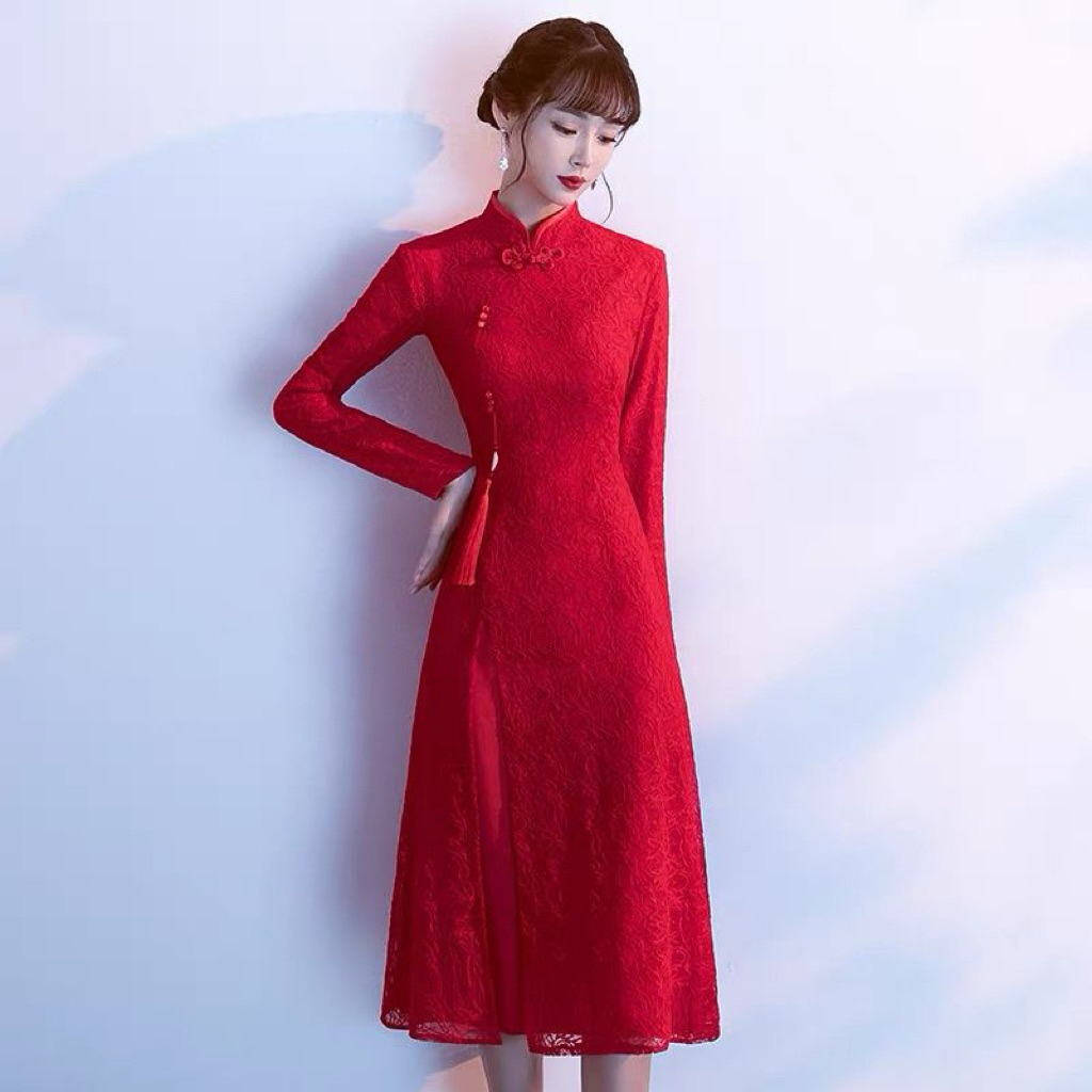 dres merah tradisional