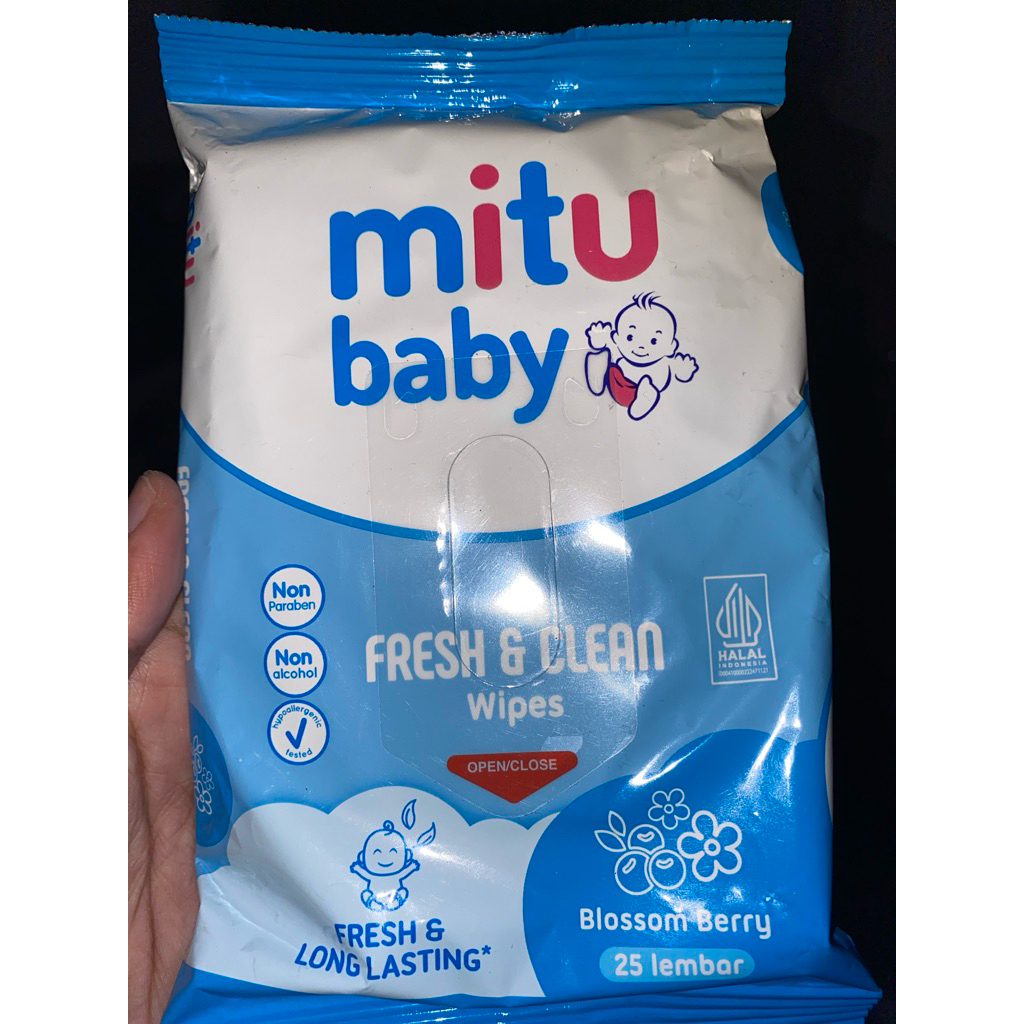 mitu tisu basah 25sheet