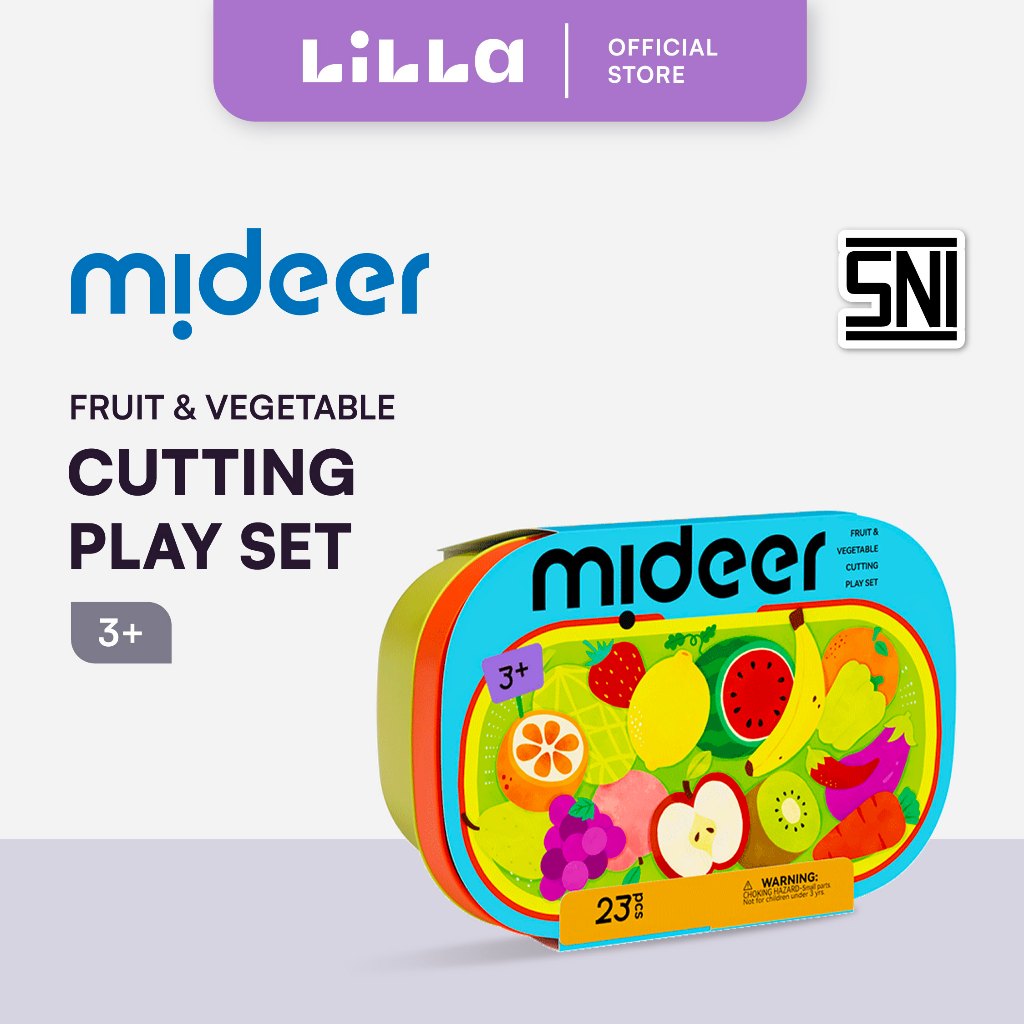 Mideer Fruit & Vegetable Cutting Play Set