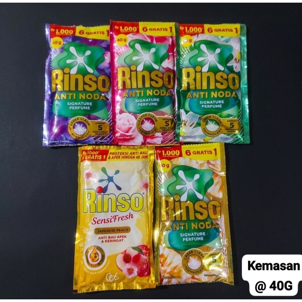 Rinso cair refill per 1kilo