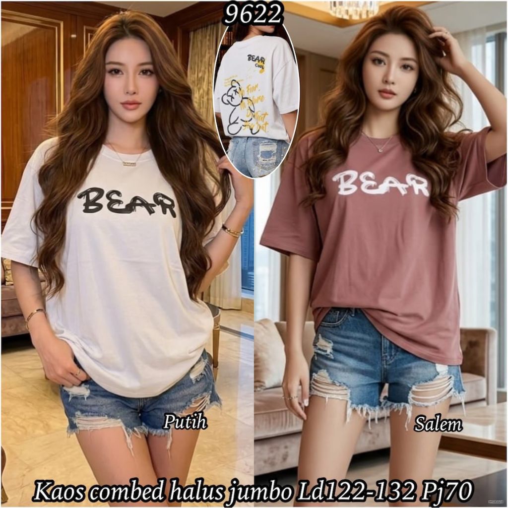 JL 9622 Kaos strect bear imp
