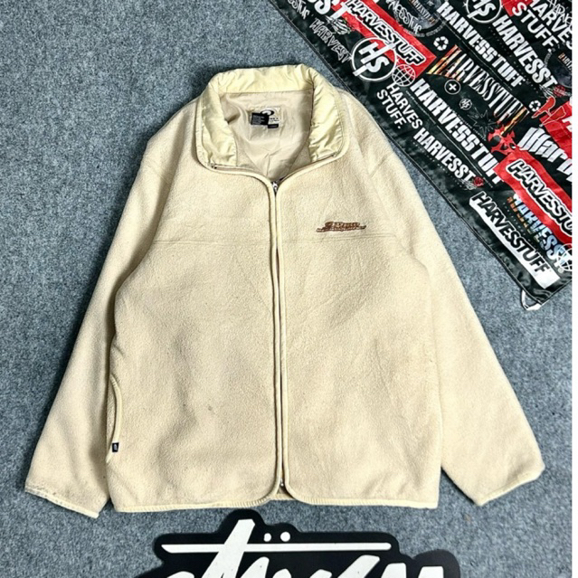 CASUAL JACKET SUEDE PIKO CREAM HRVS