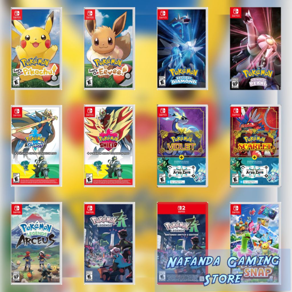 Kaset Pokemon Nintendo Switch [SECOND]