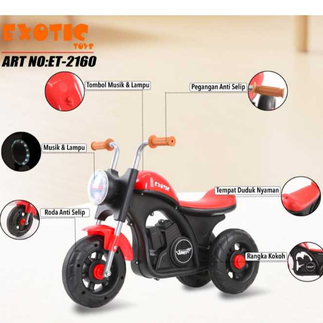 MOTOR RIDE ON EXOTIC ET 2160