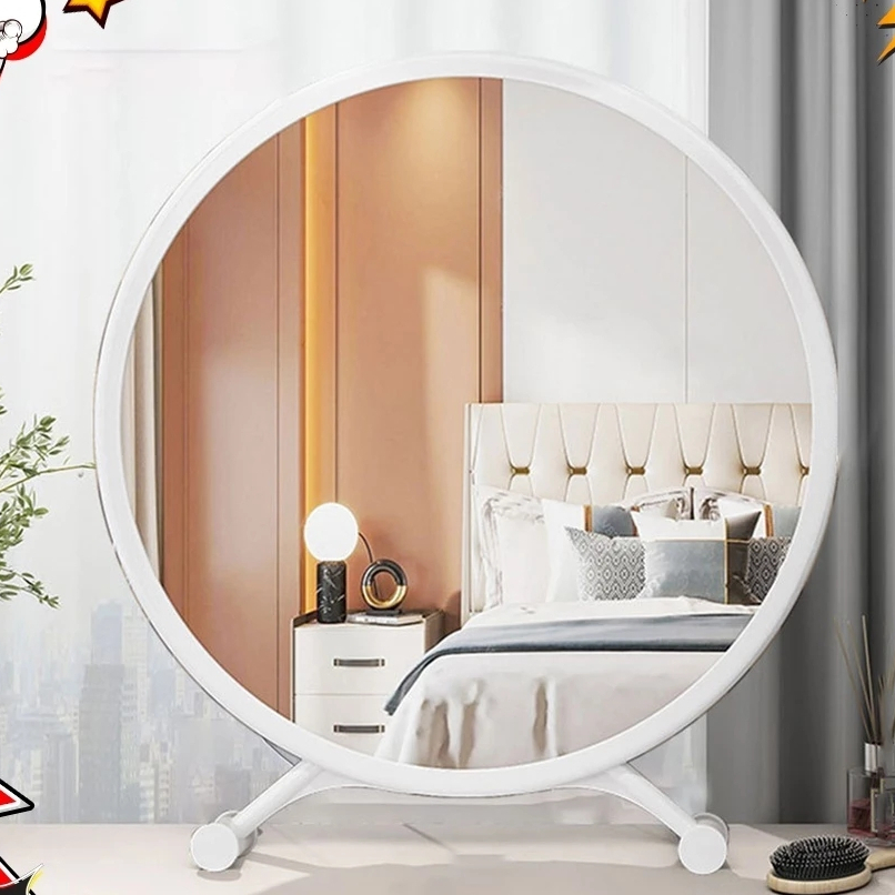 Cermin Rias LED Boloni 40cm - Putih