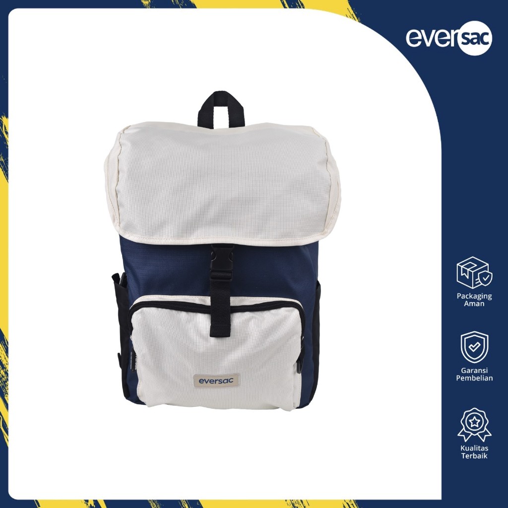Eversac Backpack Junio Ultra Navy Khaki Black