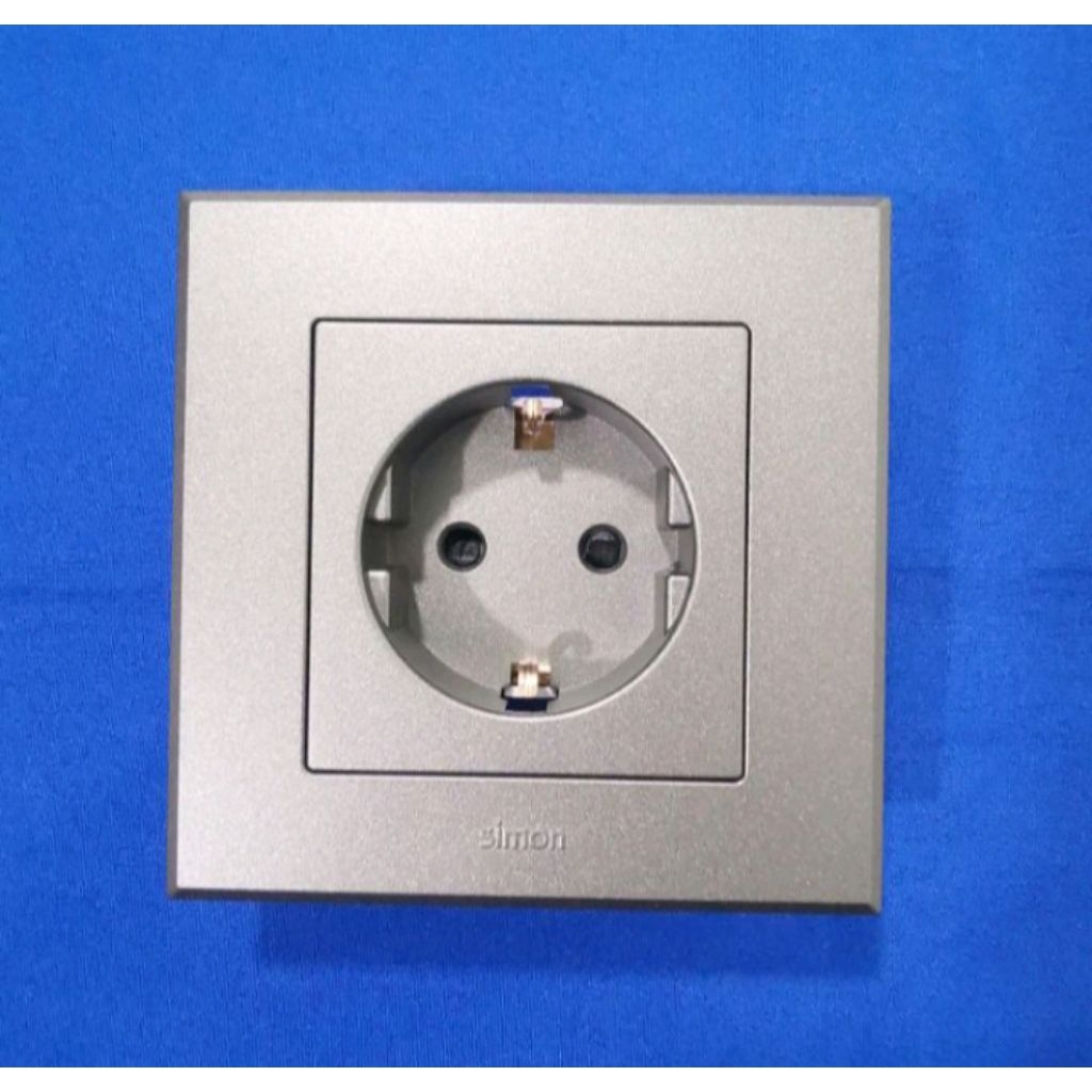 Stopkontak Simon E3 Grey Schuko Socket Simon E3 Grey