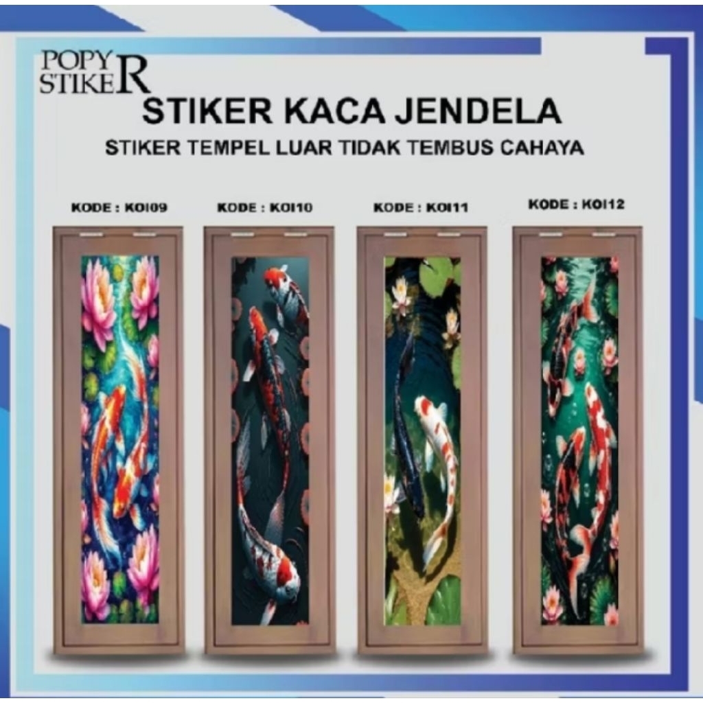STIKER JENDELA KACA RUMAH