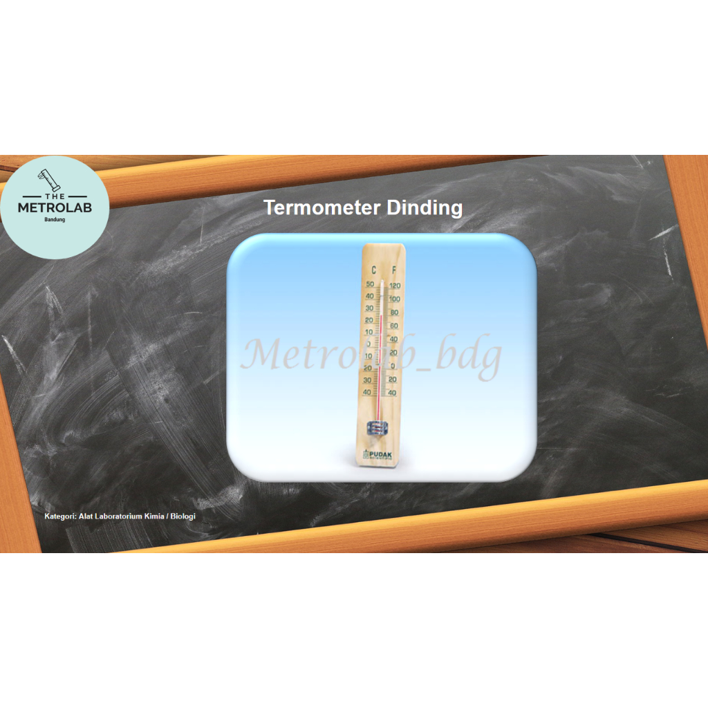 Termometer Dinding | Termometer Dinding -30°C s/d 50°C & -20°F s/d 120°F , Red Spirit