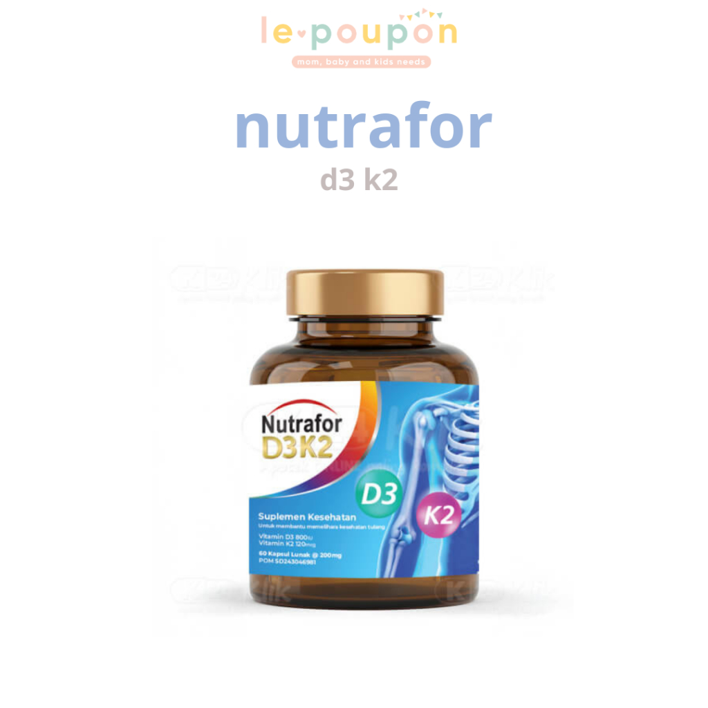 Nutrafor D3 K2 60 Tablet (per-botol)
