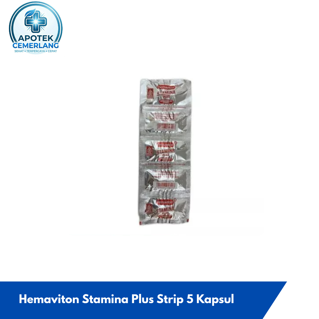 Hemaviton Stamina Plus Strip 5 Kapsul