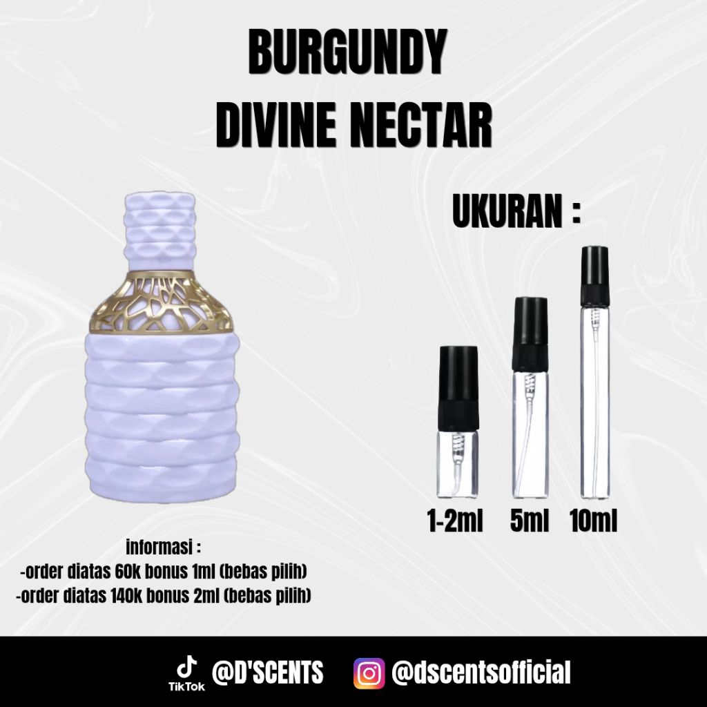 (DECANT PARFUM) Burgundy Divine Nectar