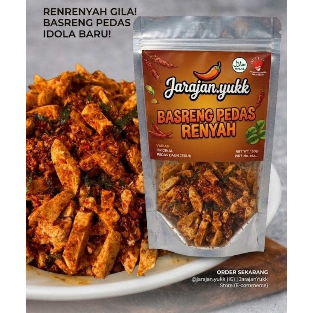Basreng pedas renyah