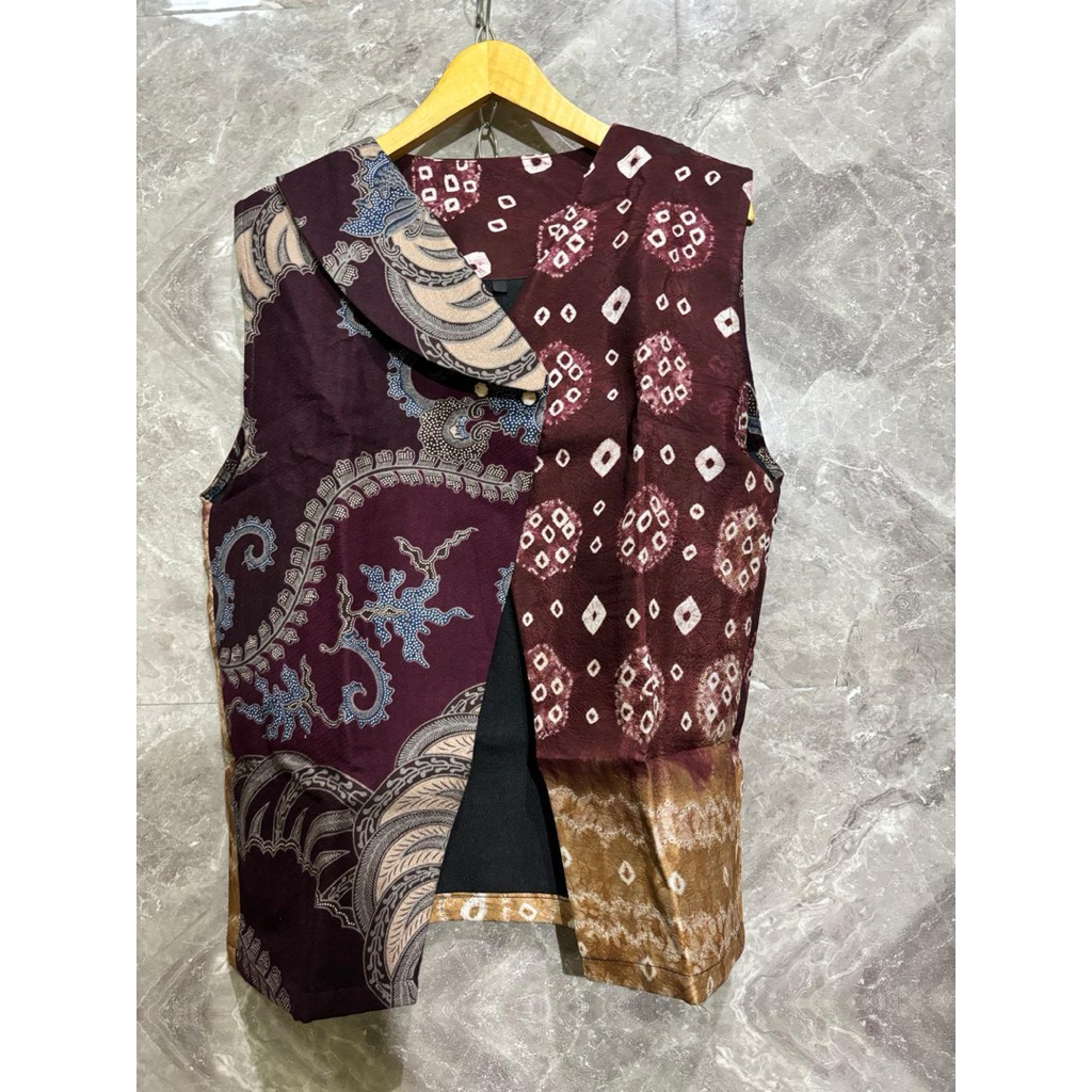 vest blongket batik