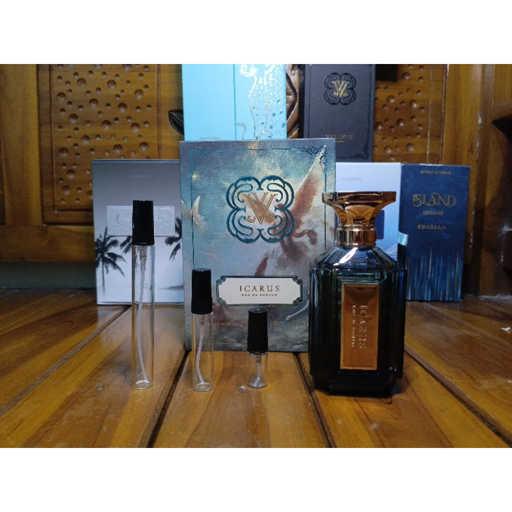Parfum Decant Velixir King icarus Ukuran Mini 2ml 5ml 10ml