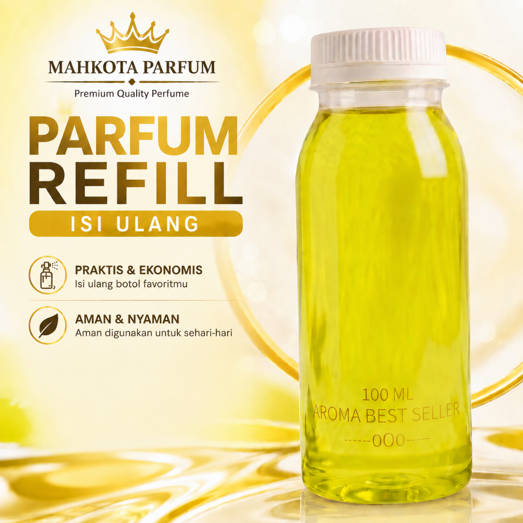 Parfum Refill 100ml 1000 BUNGA - Mudah Digunakan