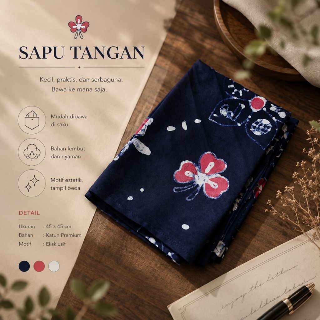 Sapu Tangan Kain Batik