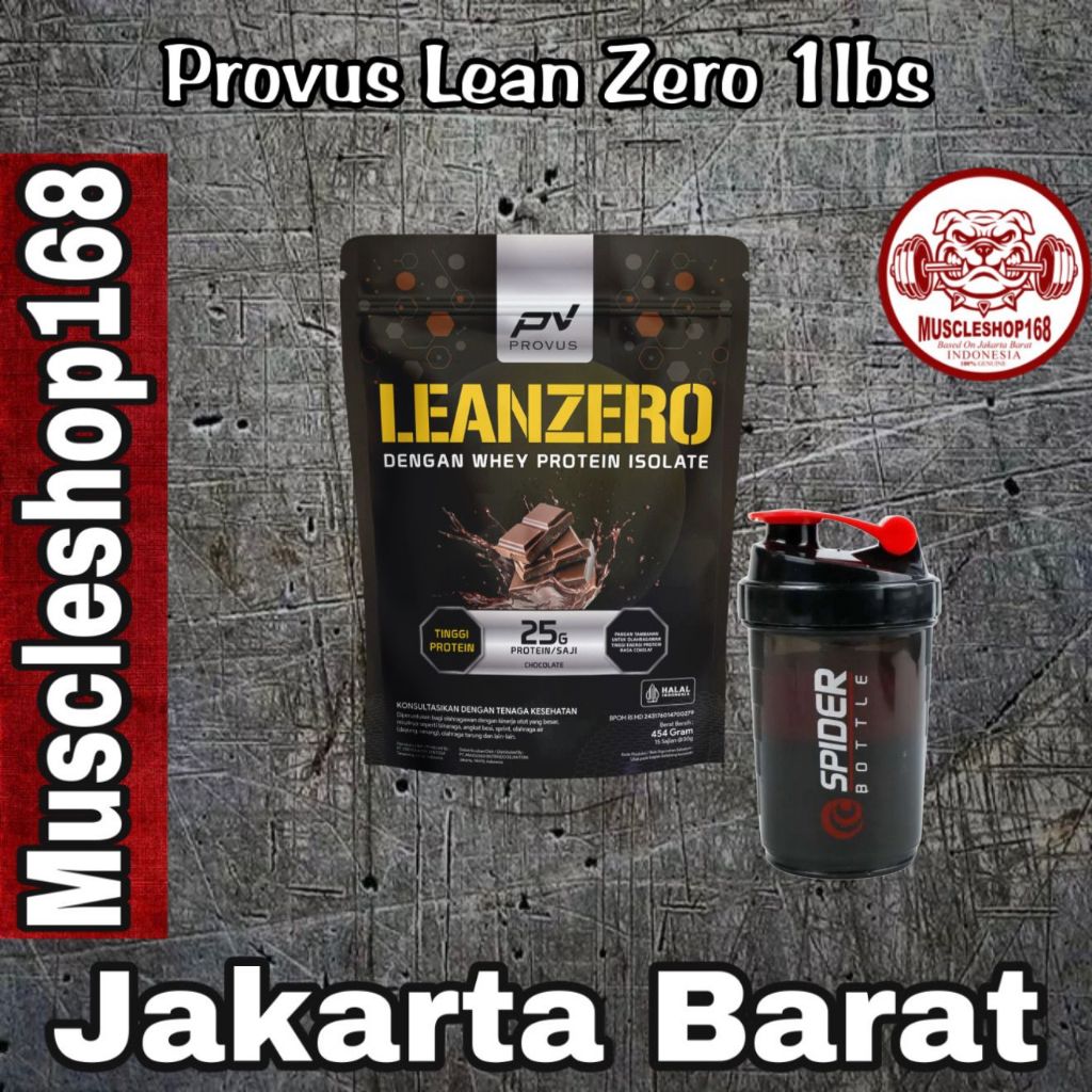 Provus Lean Zero 450 gr 1 Lbs Whey Isolate + Fatburner Ripped