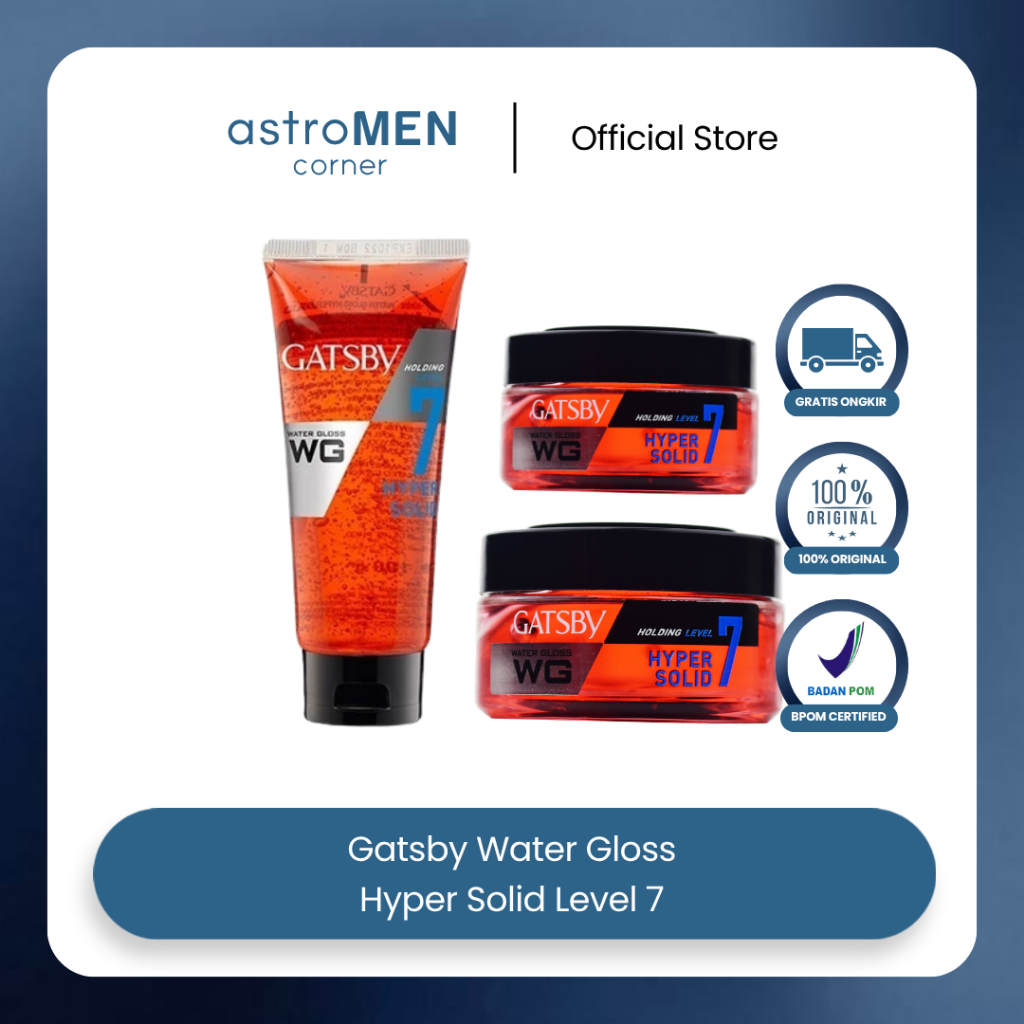 AstroMen - Gatsby Water Gloss Hyper Solid Level 7