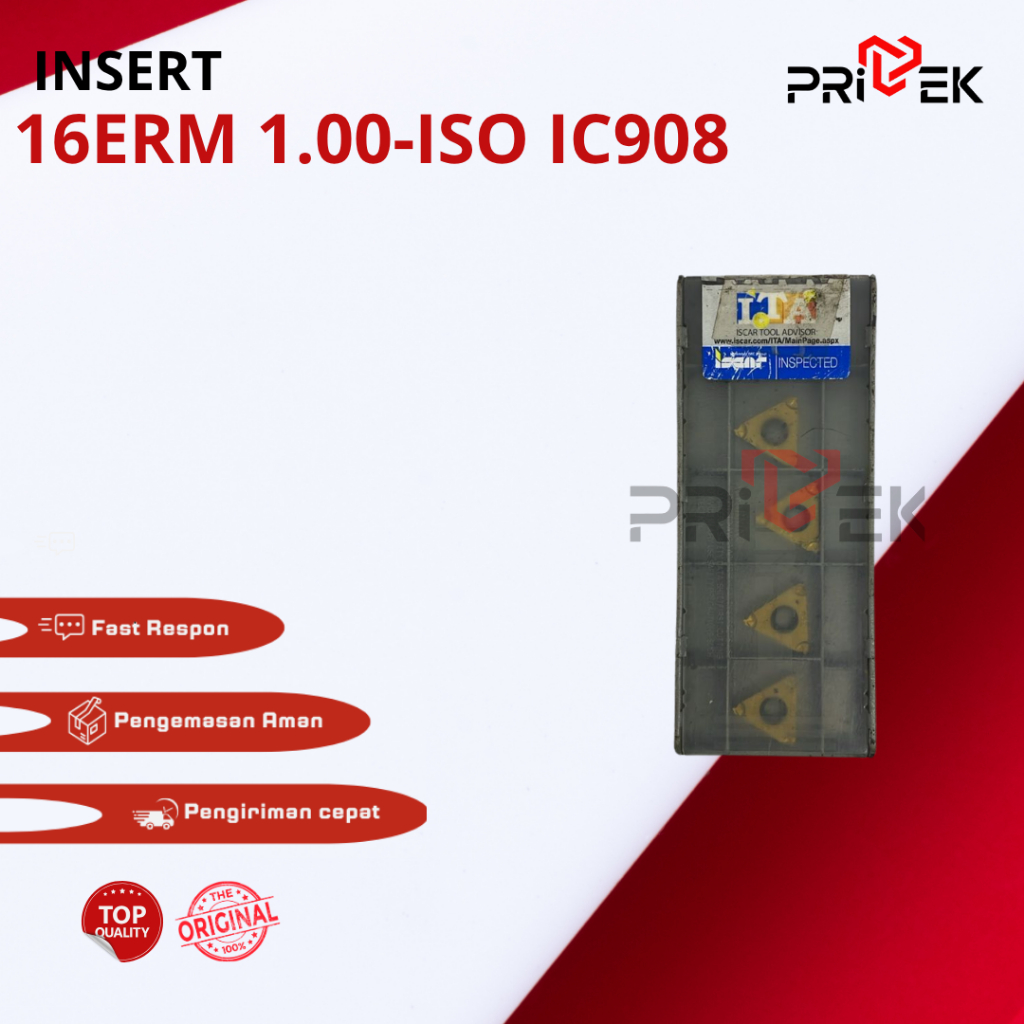 INSERT - 16ERM 1.00-ISO IC908.MERK.ISCAR