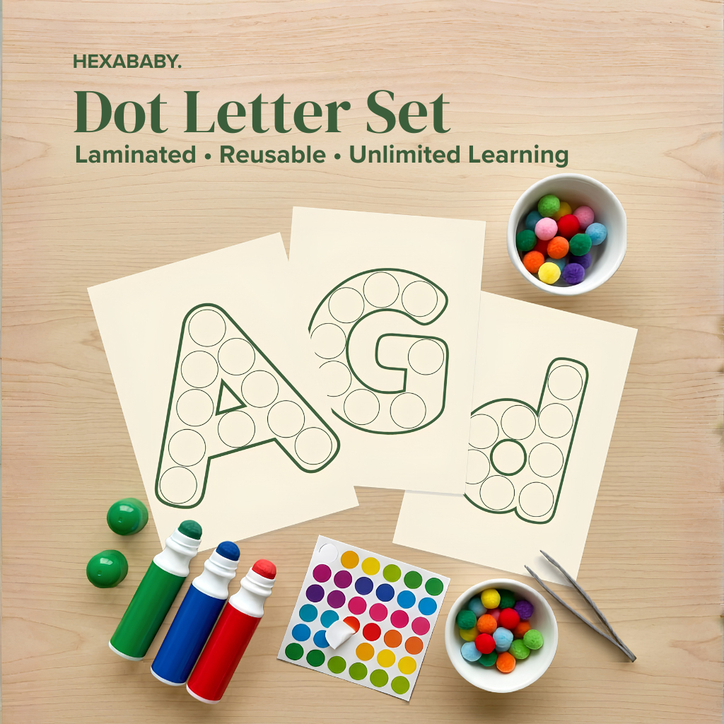HEXABABY Dot Letter Set