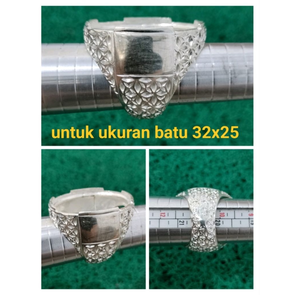 RING LOGAM PUTIH RASA PERAK