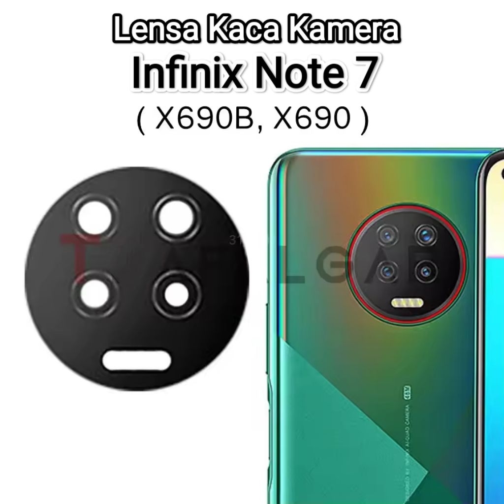 Lensa Kaca Kamera Infinix Note 7 / X690