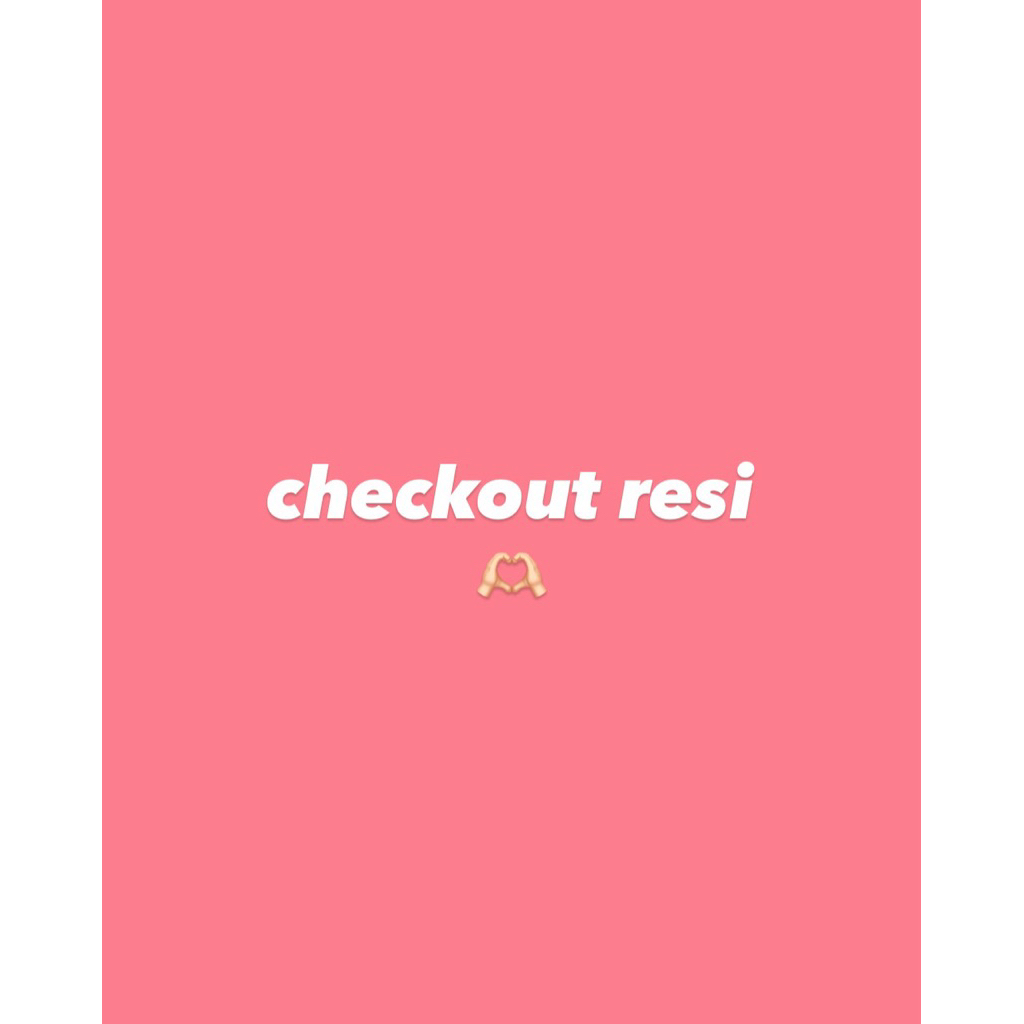 CHECKOUT RESI