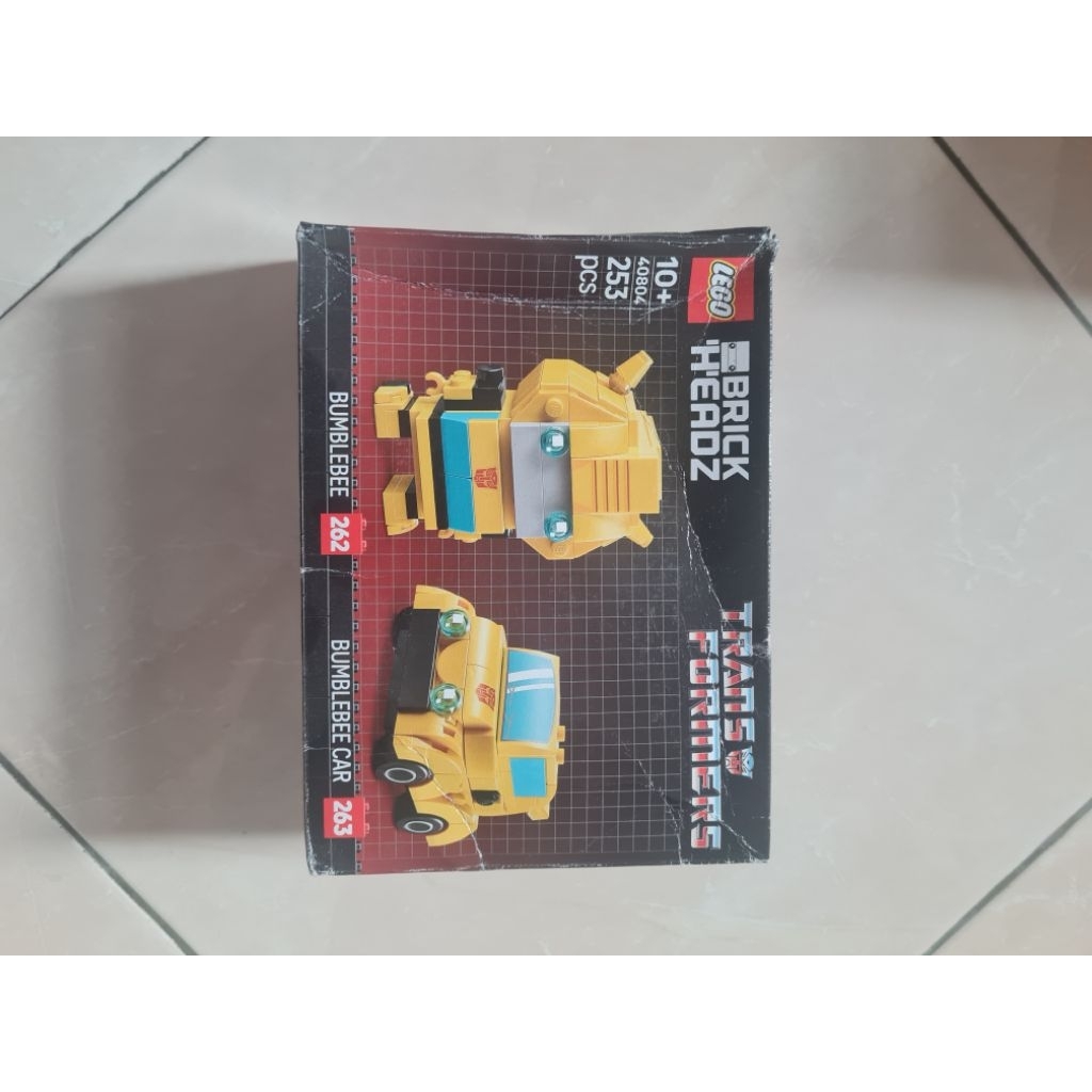 Lego Brickheadz Transformers Bumblebee Sudah rakit