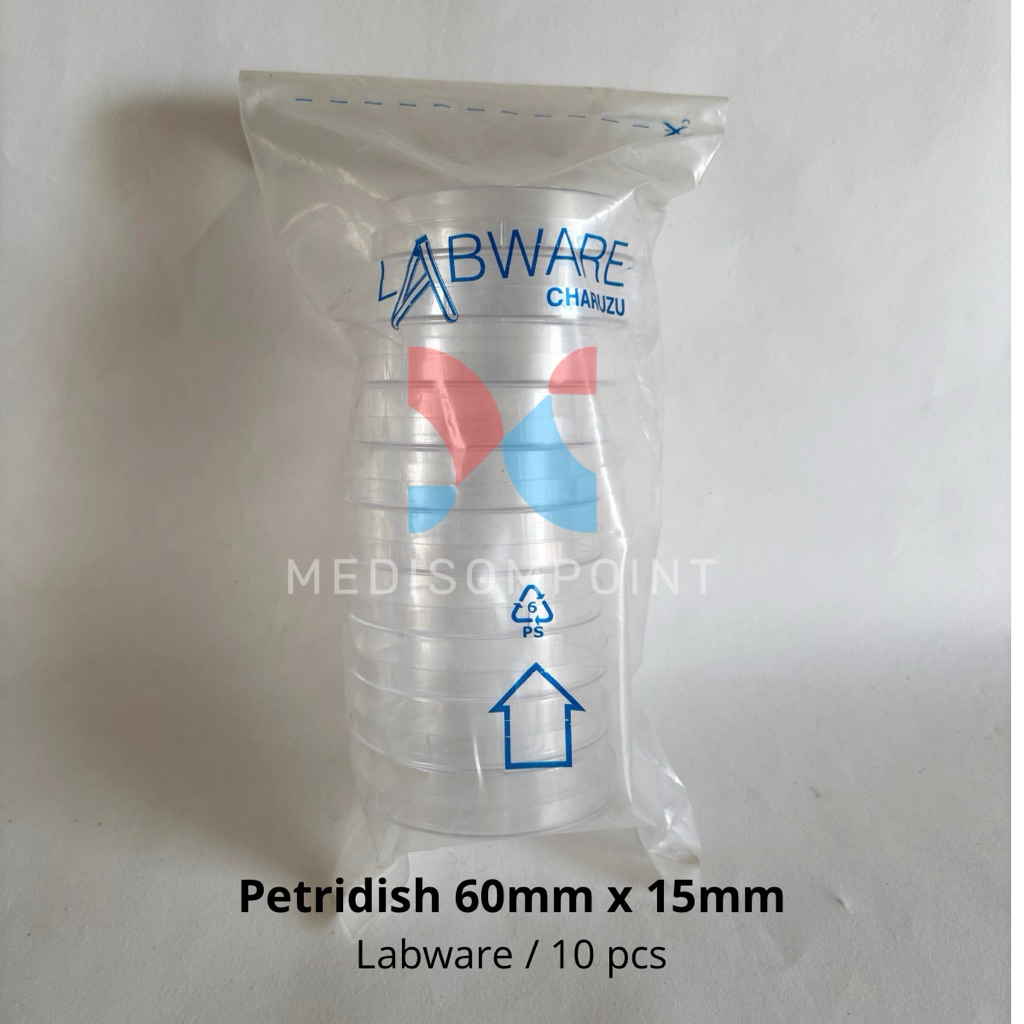 Cawan Petri 60x15mm Petridish Labware