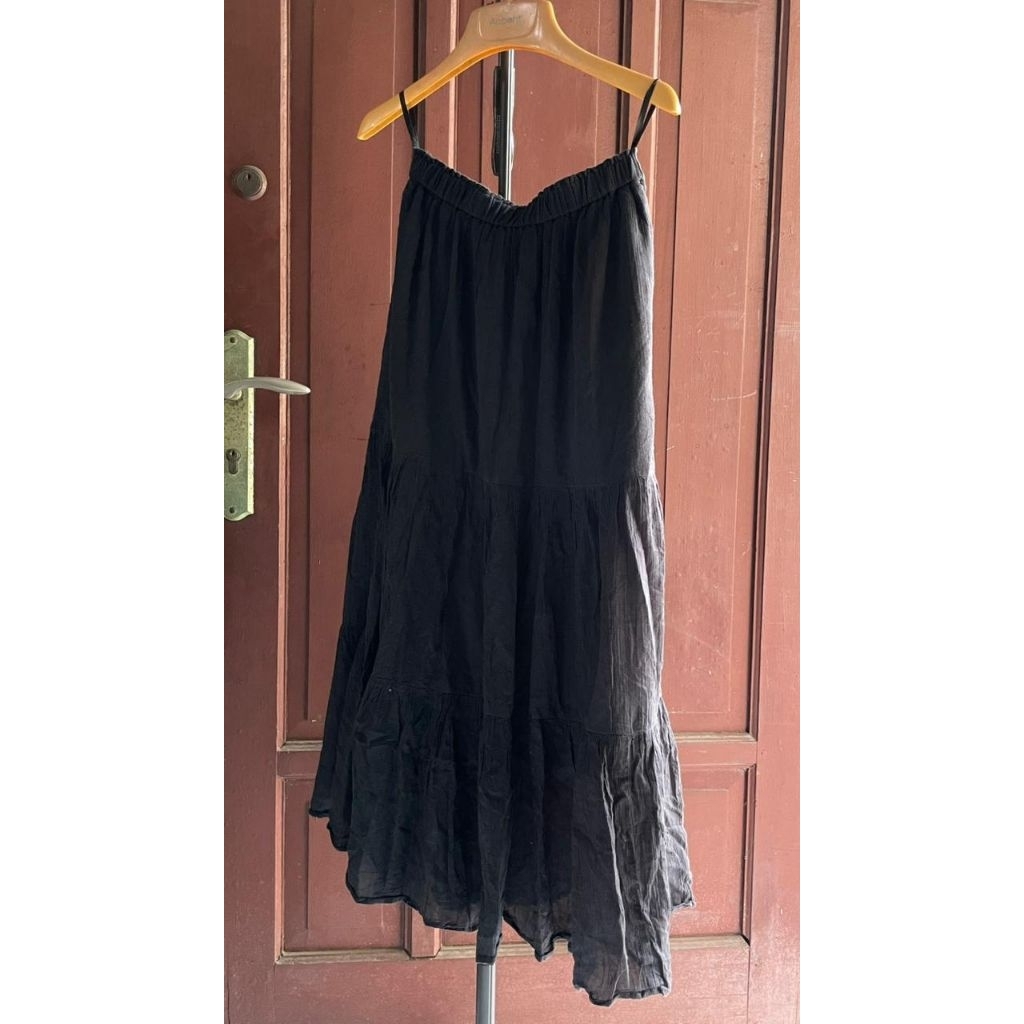 preloved rok hitam motif