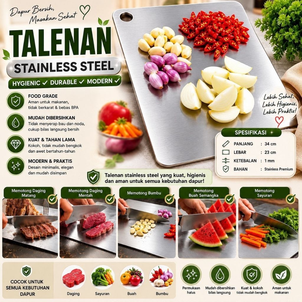 BIMA Cutting Board FULL Premium SS